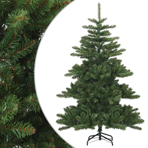 vidaXL Artificial Hinged Christmas Tree Green 150 cm PVC, steel