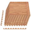 vidaXL Floor Mats 12 pcs Wood Grain 4.32 ㎡ EVA Foam
