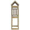 vidaXL Play Tower Brown 52.5 x 110.5 x 215 cm Solid Impregnated Wood