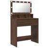 vidaXL Bedroom Dressing Tables Brown Oak 80 x 39.6 x 135 cm