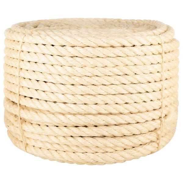 vidaXL Rope 100% Sisal 20 mm 25 m
