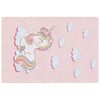 vidaXL Kids'Rug Pink 160x230 cm Unicorn Washable
