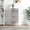 vidaXL Sideboard Grey Sonoma 34.5x34x90 cm Engineered Wood
