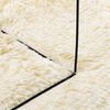 vidaXL Shaggy Rug High Pile NAVARRA Cream 130x200 cm Polyester