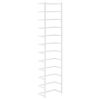vidaXL Towel Rack White 24x12x96 cm Steel