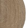 vidaXL Area Rugs Oval Grey 152 x 245 cm Jute