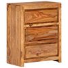 vidaXL Drawer Cabinet 60x33x75 cm Solid Wood Acacia