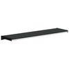 vidaXL Window Sill Black with Wood Grain 80 x 20 x 4.5 cm PVC