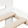 vidaXL Bed Frame without Mattress White 180x200 cm Super King Size Solid Wood Pine