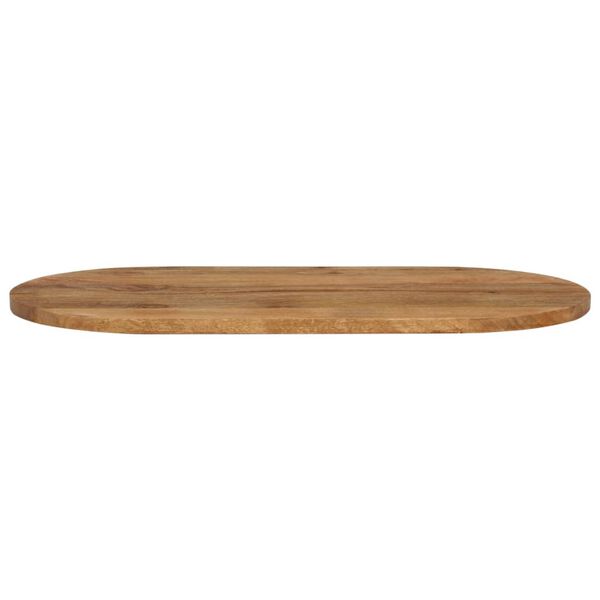 vidaXL Table Top 110x50x3.8 cm Oval Solid Wood Mango