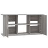 vidaXL Aquarium Stand Grey Sonoma 121x41x58 cm Engineered Wood