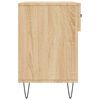 vidaXL Shoe Bench Sonoma Oak 102x35x55 cm Engineered Wood