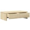 vidaXL Monitor Stand with Drawers Sonoma Oak 50x27x15 cm Engineered Wood