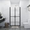 vidaXL Shower Door Half Frosted ESG (83-86)x190 cm