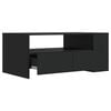 vidaXL Coffee Table Black 102x55x42 cm Engineered Wood
