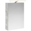 vidaXL Bathroom Mirror Cabinet Concrete Grey 50 x 14.5 x 70 cm