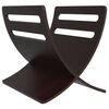 vidaXL Magazine Rack | Brown | Poplar plywood | Small | Simple | Magazine Rack
