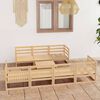 vidaXL 8 Piece Garden Lounge Set Solid Wood Pine