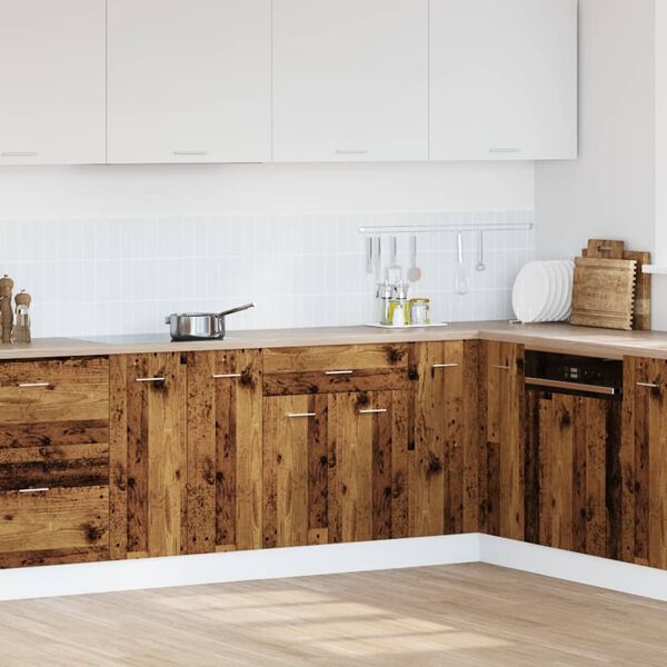 vidaXL Drawer Bottom Cabinet Lyon Old Wood 60x46x81.5 cm Engineered Wood