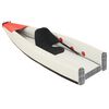 vidaXL Inflatable Kayak Red 375x72x31 cm Polyester