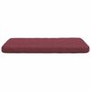 vidaXL Seat Cushions 4 pcs Wine Red 40 x 40 x 3 cm Fabric