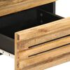 vidaXL Bedside Cabinets 2 pcs 40x34x46 cm Solid Wood Rough Mango