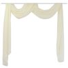 Sheer Voile Drape 140 x 600 cm Cream