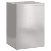 vidaXL Plant Stand 3 pcs Silver Stainless steel