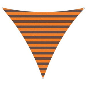 vidaXL Sun Shade Sail Orange and Brown 2 x 2 x 2 m