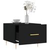 vidaXL Coffee Tables 2 pcs Black 50x50x40 cm Engineered Wood
