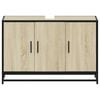 vidaXL Bathroom Sink Cabinet Sonoma Oak 90x33x60 cm Engineered Wood