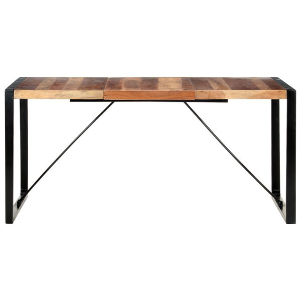 vidaXL Dining Table 160x80x75 cm Solid Wood