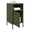 vidaXL Bedside Cabinets 2 pcs Olive Green 36x39x68 cm Steel