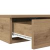 vidaXL Bed Drawers Artisan Oak 80 x 36.5 x 16.5 cm Engineered Wood