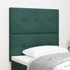 vidaXL Headboard with Headboard Dark Green 80 cm Faux Leather