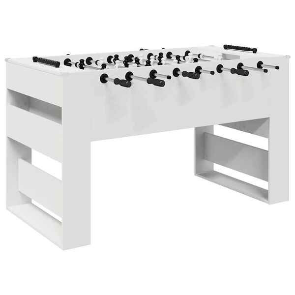 vidaXL Football Table 2 pcs White 146.5 x 74 x 85 cm Engineered Wood