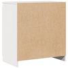 vidaXL Side Cabinet White 60x36x65 cm Solid Pinewood