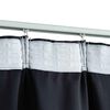 vidaXL Blackout Curtains with Hooks 2 pcs Anthracite 140x245 cm