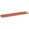 vidaXL Wall Shelf with Shelf 2 pcs Red 60 x 9 x 3 cm Engineered Wood