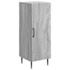 vidaXL Sideboard Grey Sonoma 33 x 34.5 x 89.5 cm Engineered Wood