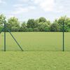 vidaXL Fence Post Green 25 x 1 m (13 mm mesh) Steel