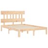 vidaXL Bed Frame without Mattress 140x200 cm Solid Wood Pine