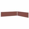 vidaXL Patio Retractable Side Awning 170x1200 cm Brown