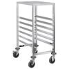 vidaXL Tray Trolley with 6 GN Containers 39x55x87 cm Stainless Steel