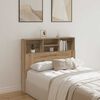 vidaXL Headboard Cabinet Artisian Oak 120x19x103.5 cm Engineered Wood