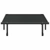 vidaXL Bed Frame without Mattress Foldable Black 100x200 cm Steel