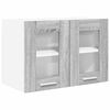 vidaXL Hanging Cabinet with Storage 2 pcs Grey Sonoma 60 x 31 x 40 cm