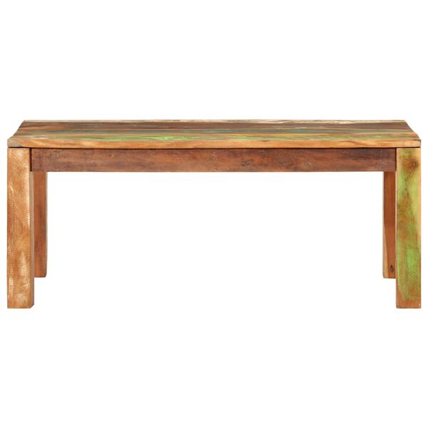 vidaXL Coffee Table 110x55x40 cm Solid Reclaimed Wood