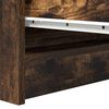 vidaXL Sideboard Smoked Oak 37.5x35x76 cm Engineered Wood