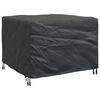 vidaXL Furniture Cover Plain Black 113 x 113 x 73 cm 420D